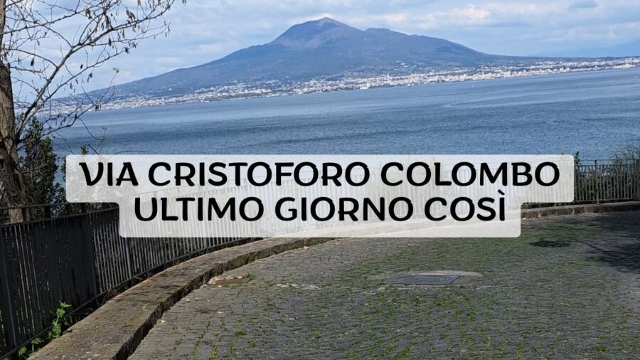 Via Cristoforo Colombo, ultimo giorno così