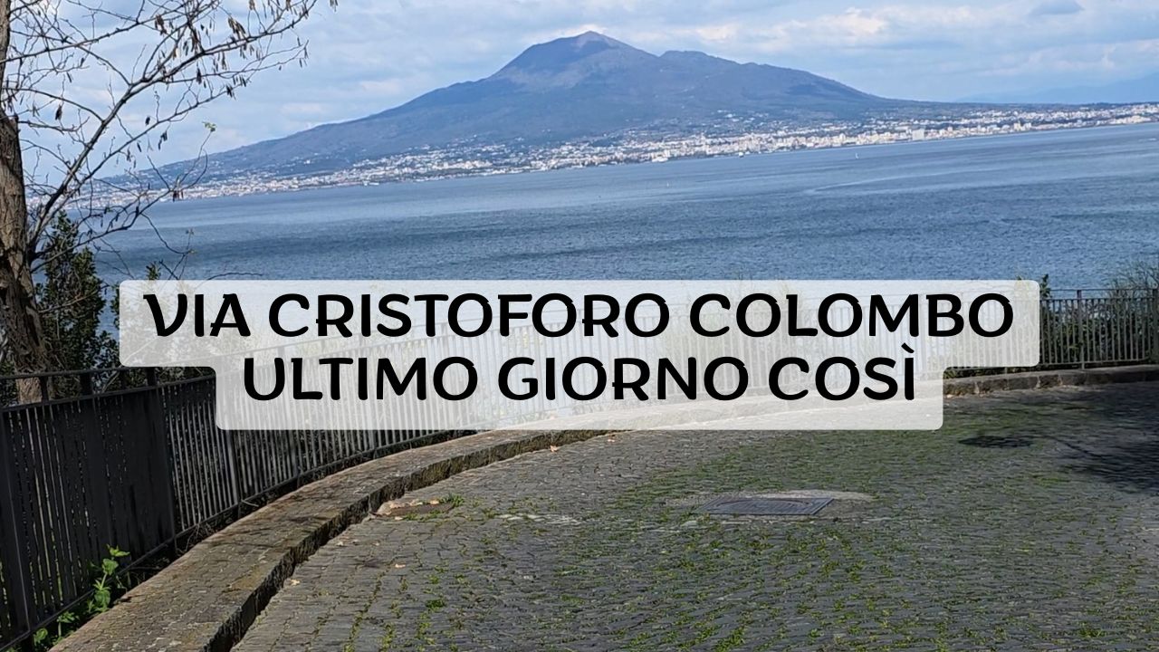 Via Cristoforo Colombo, ultimo giorno così