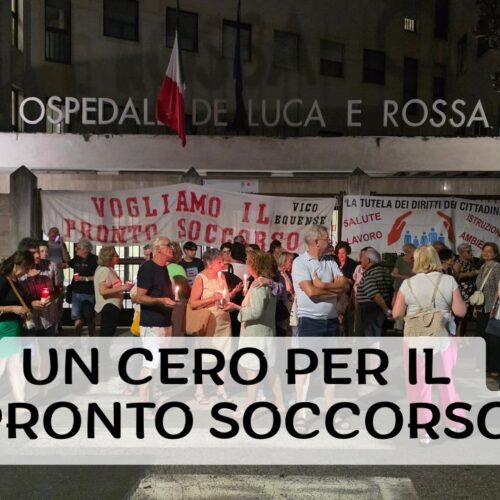 “Un cero per l’ospedale” | Le voci della manifestazione per il Pronto Soccorso di Vico Equense