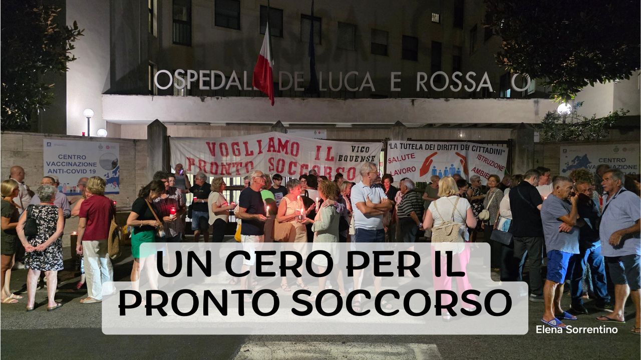“Un cero per l’ospedale” | Le voci della manifestazione per il Pronto Soccorso di Vico Equense